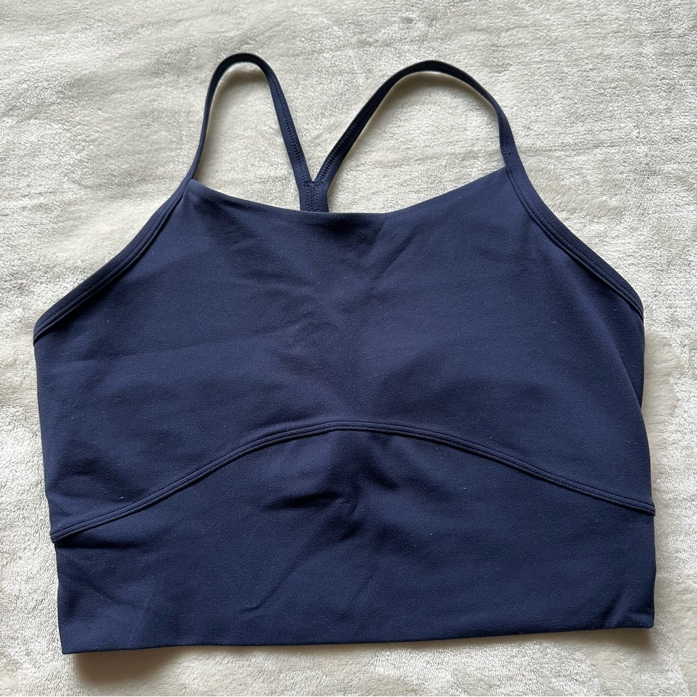 Women’s Navy Blue Supportive Cropped Bralette